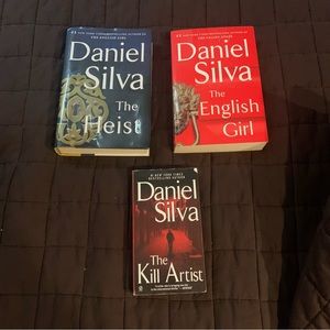 Daniel Silva 3 Book Thriller Suspense Bundle